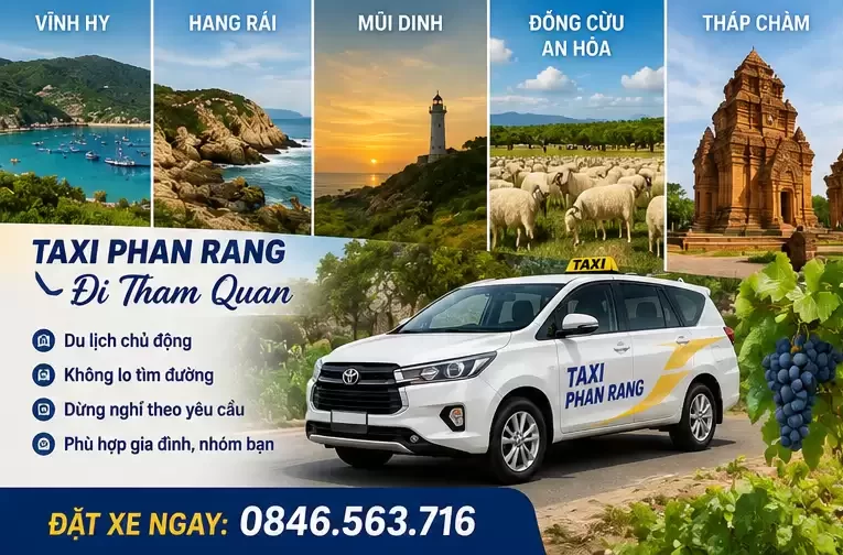 Taxi Phan Rang Đi Tham Quan
