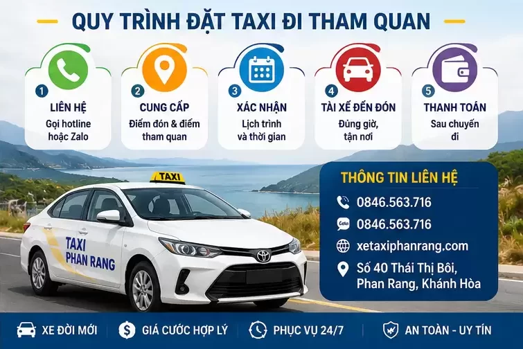 Taxi Phan Rang Đi Tham Quan – Đưa Đón Du Lịch Nhanh Chóng, An Toàn 24/7