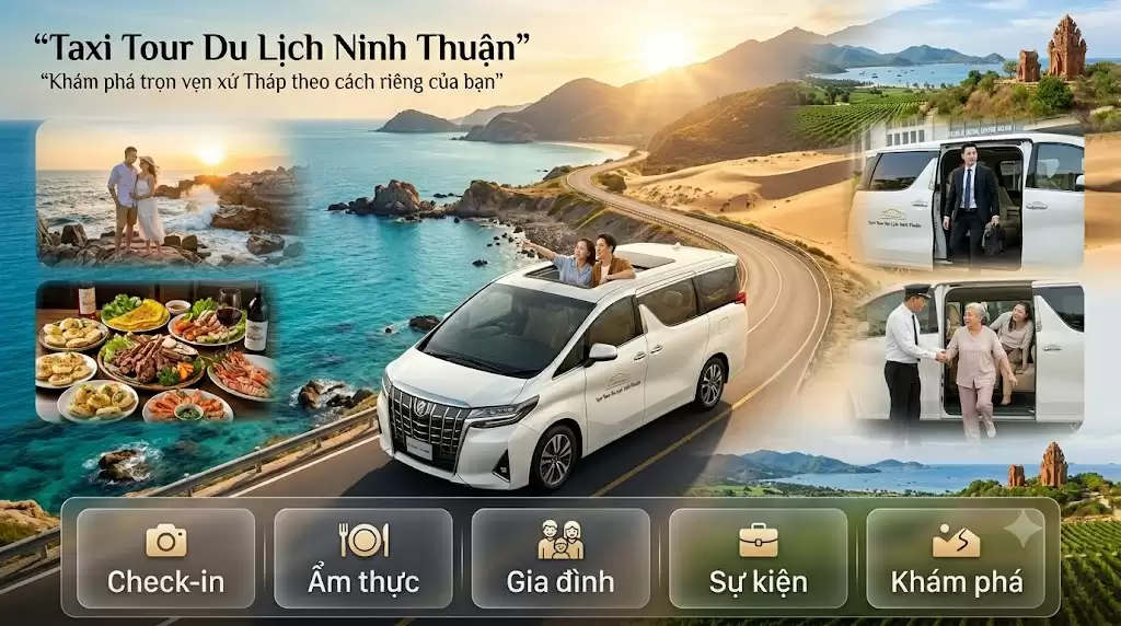 Taxi check-in Ninh Thuận