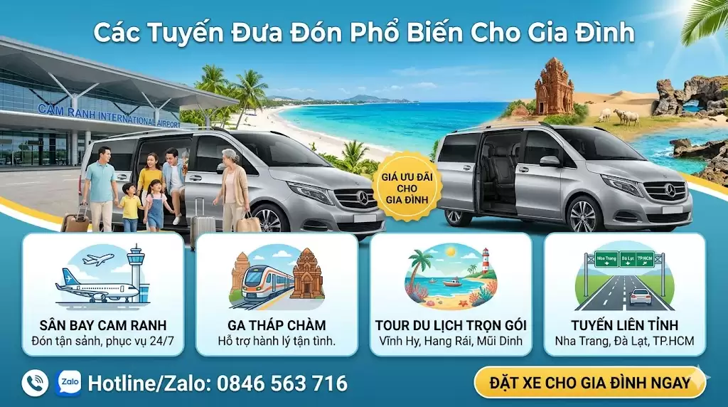 Taxi gia đình Ninh Thuận