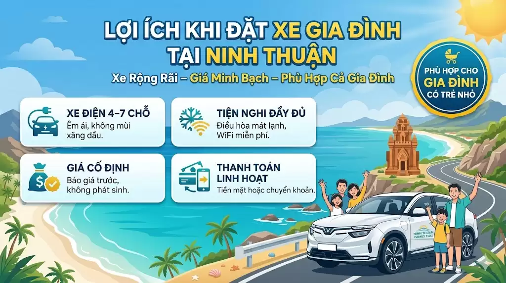 Taxi gia đình Ninh Thuận