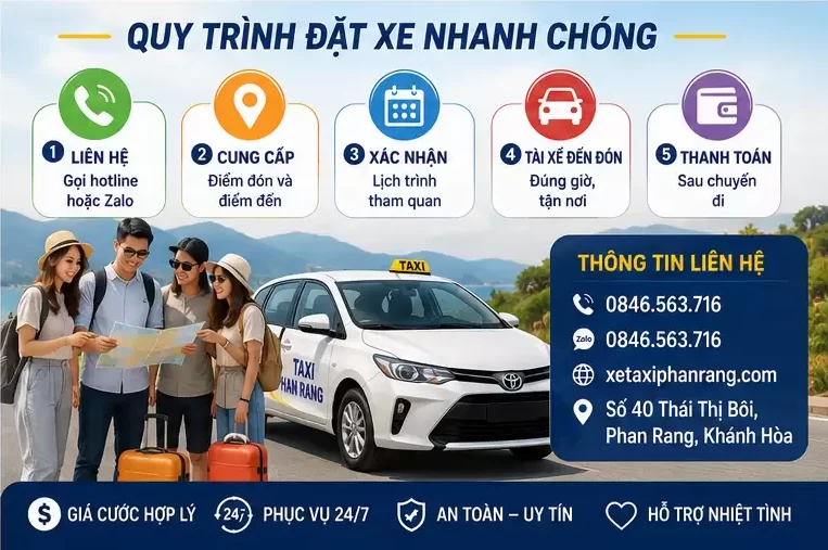Thuê Taxi Khách Du Lịch Phan Rang