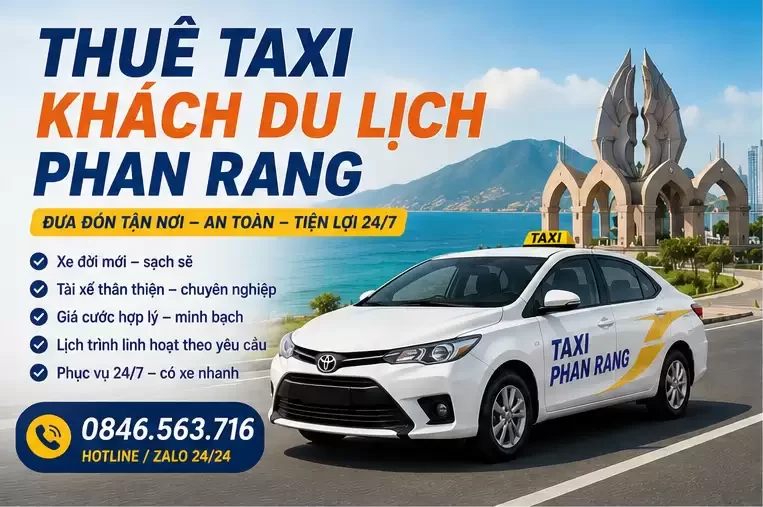 Thuê Taxi Khách Du Lịch Phan Rang