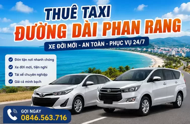 Thuê Taxi Đường Dài Phan Rang