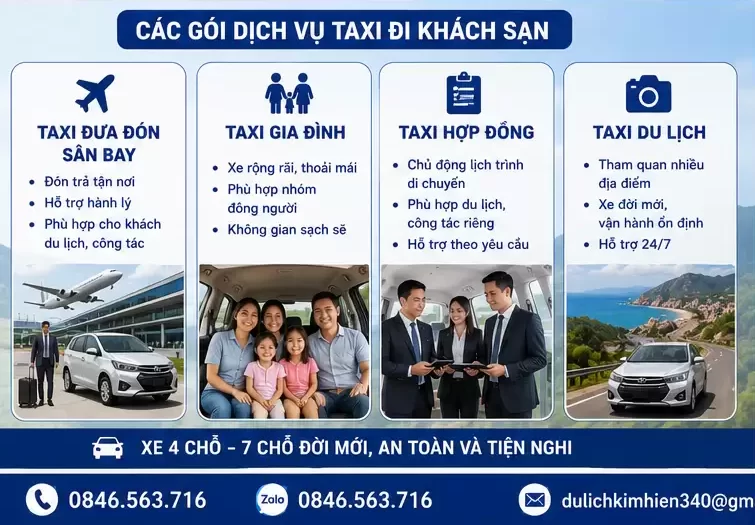 Gọi Taxi Phan Rang Đi Khách Sạn