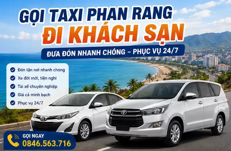 Gọi Taxi Phan Rang Đi Khách Sạn