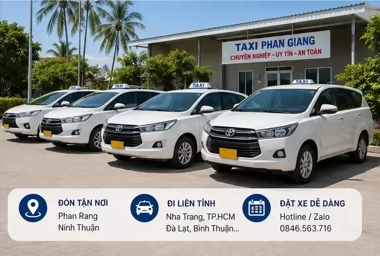 Thuê Taxi Liên Tỉnh Phan Rang