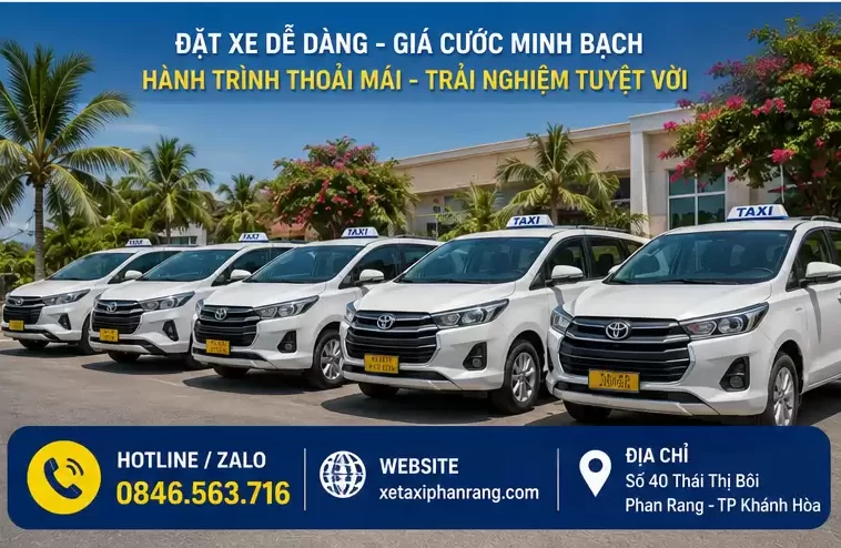 Gọi Taxi Du Lịch Giá Rẻ Phan Rang