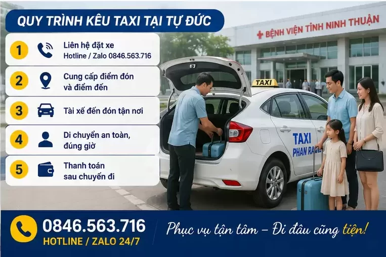 Kêu Taxi Phan Rang Tại Tự Đức