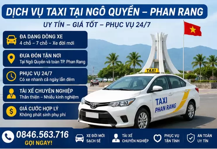 Kêu Taxi Phan Rang Tại Ngô Quyền