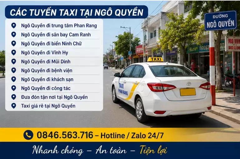 Kêu Taxi Phan Rang Tại Ngô Quyền