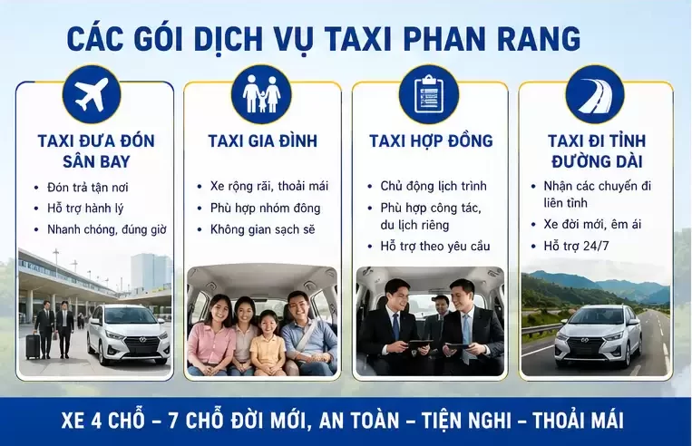 Dịch Vụ Taxi Phan Rang Uy Tín