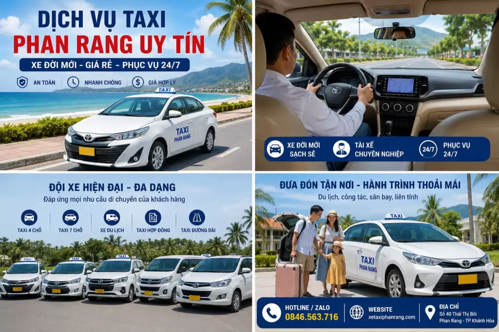 Dịch Vụ Taxi Phan Rang Uy Tín