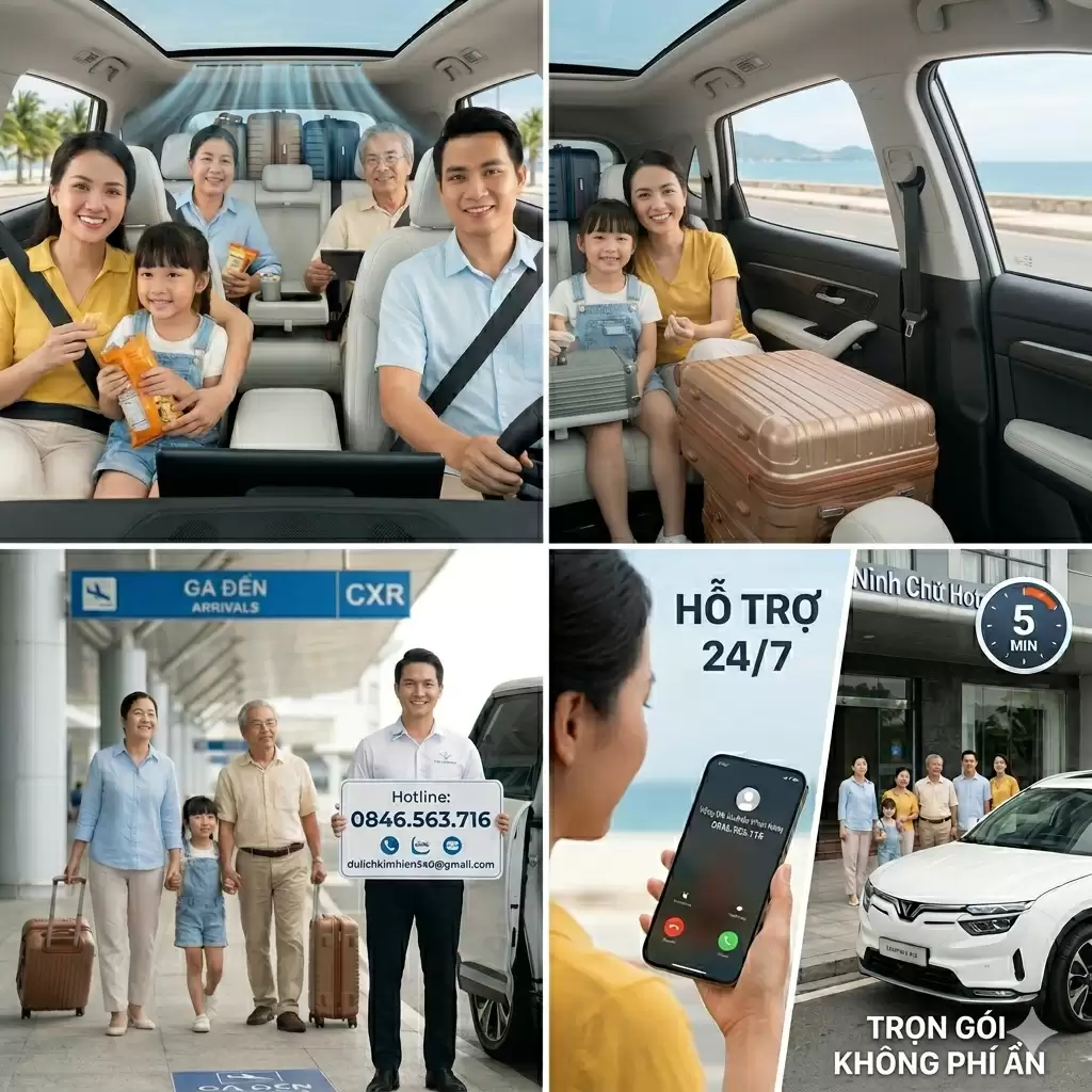 Đặt Thuê Xe Du Lịch Ninh Thuận – Vẫy Xe Điện Đời Mới Giá Rẻ Re