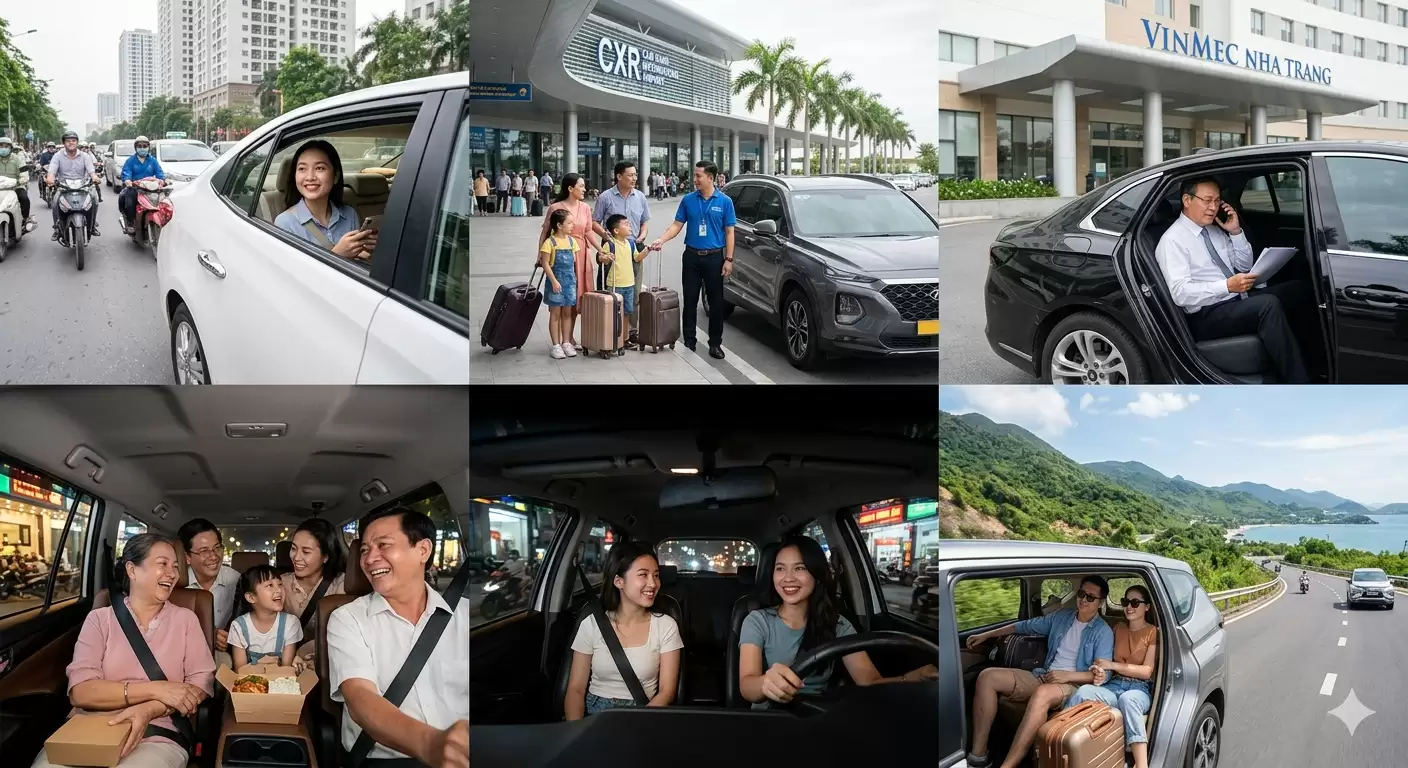 gọi taxi tại tháp chàm