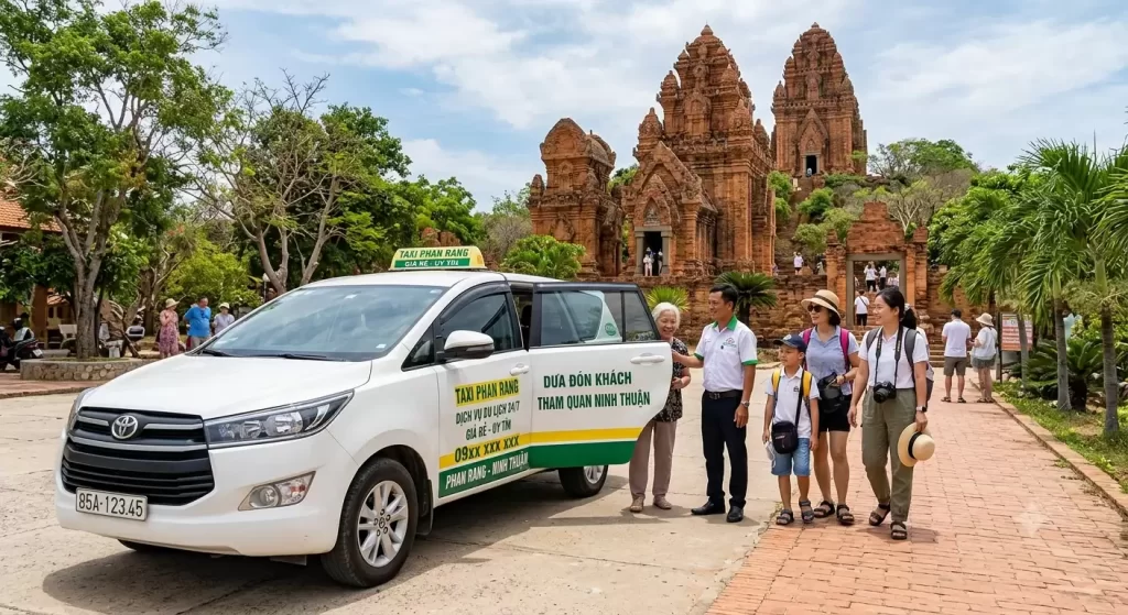 Taxi Du Lịch Phan Rang Giá Rẻ – Đưa Đón Tham Quan Ninh Thuận Trọn Gói 24/7 🚖🏝️