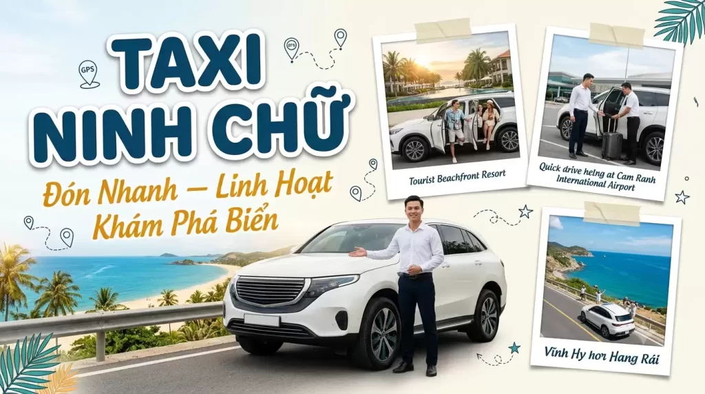 Thuê Taxi Biển Ninh Chữ Đón Nhanh Khám Phá Ven Biển