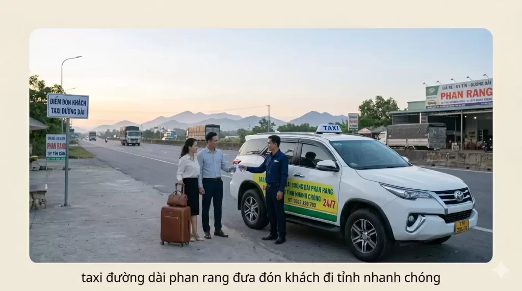 Taxi Đường Dài Phan Rang Giá Rẻ – Đi Tỉnh An Toàn, Uy Tín 24/7 🚖🛣️