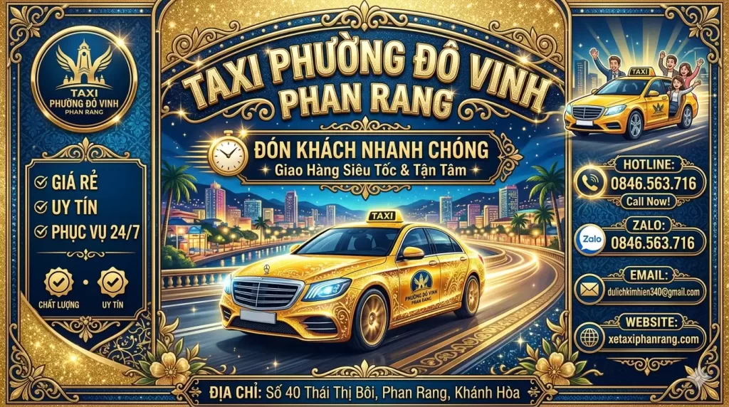 Taxi Phường Đô Vinh Phan Rang