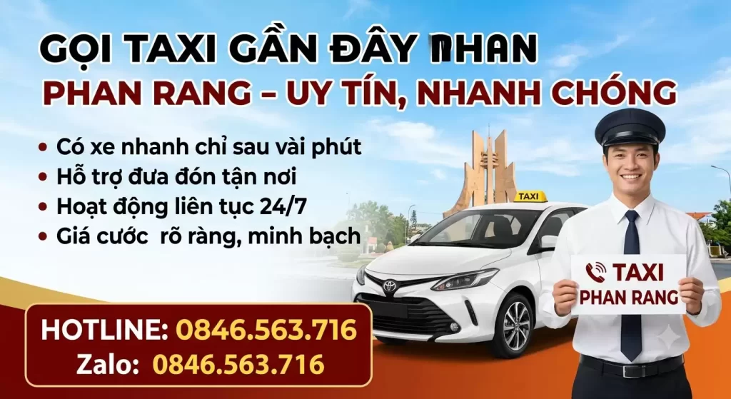 Gọi Taxi Gần Đây Phan Rang