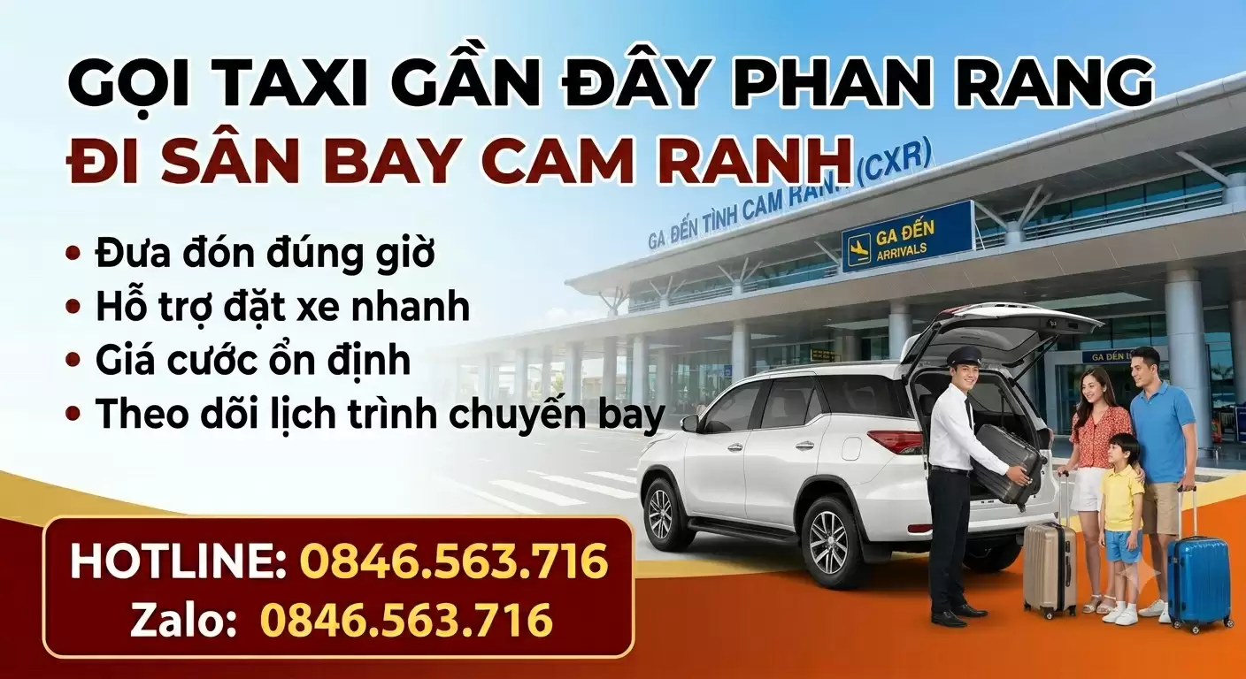 Gọi Taxi Gần Đây Phan Rang