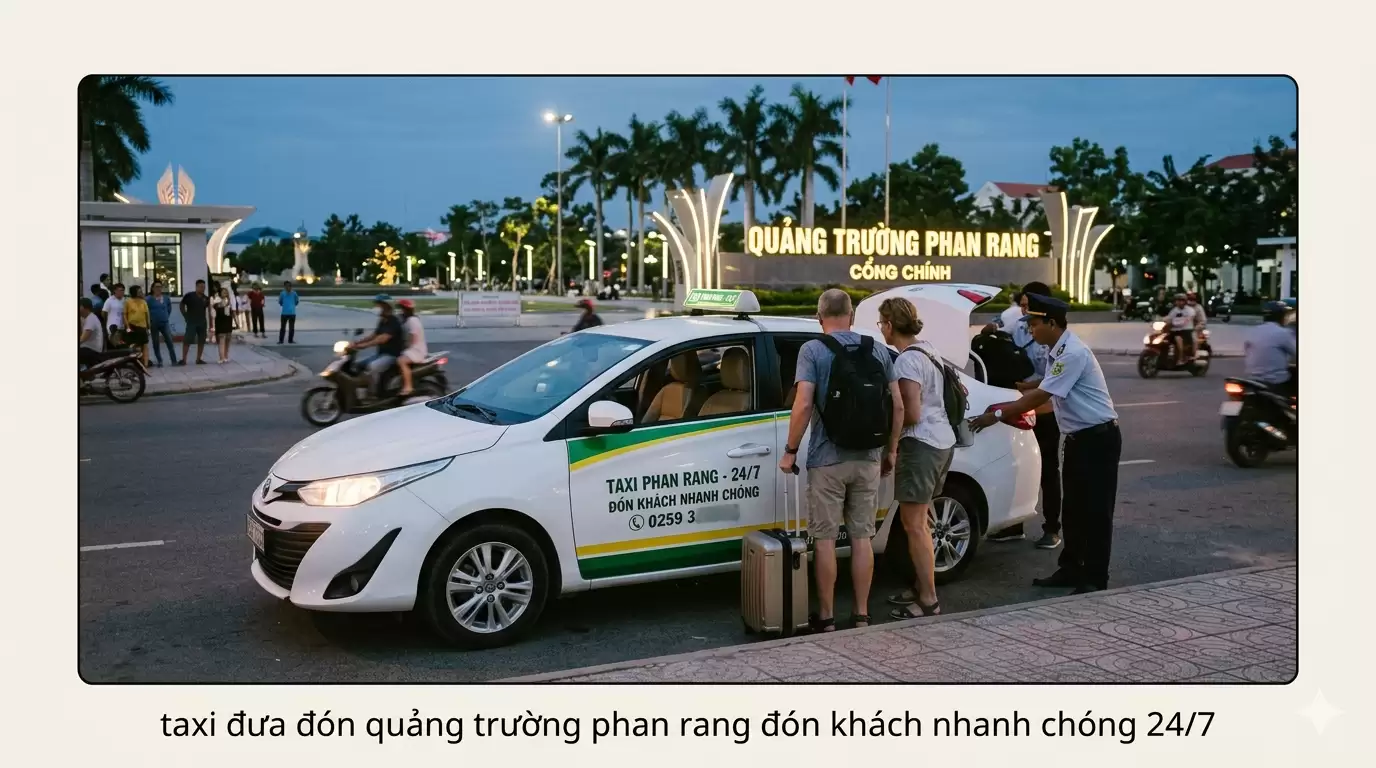 Taxi Đưa Đón Quảng Trường Phan Rang – Đón Nhanh 🚖📍
