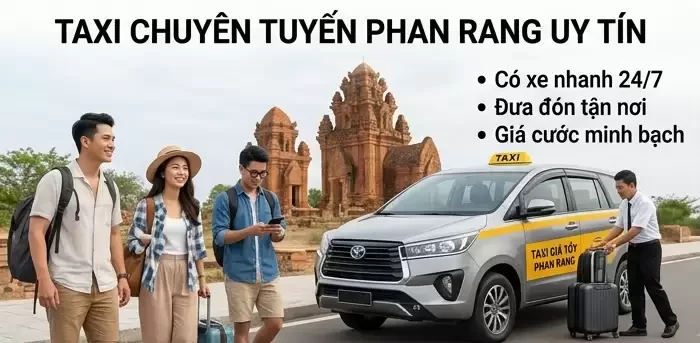Thuê Taxi Chuyên Tuyến Phan Rang