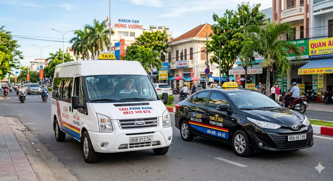 Taxi Phan Rang Nội Thành Giá Rẻ – Đón Nhanh, Đi Ngay, Phục Vụ 24/7