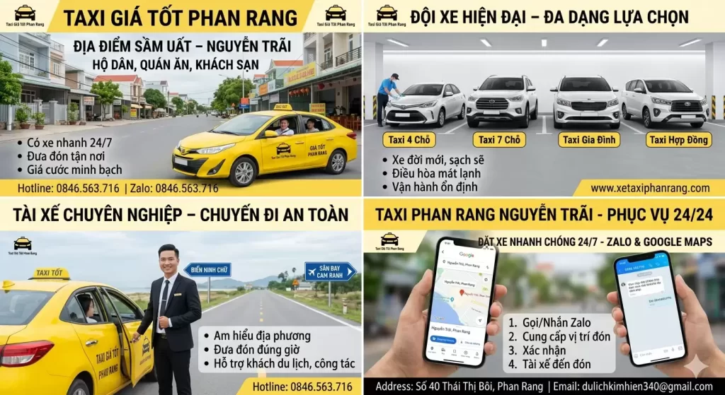 Thuê Taxi Phan Rang Tại Nguyễn Trãi