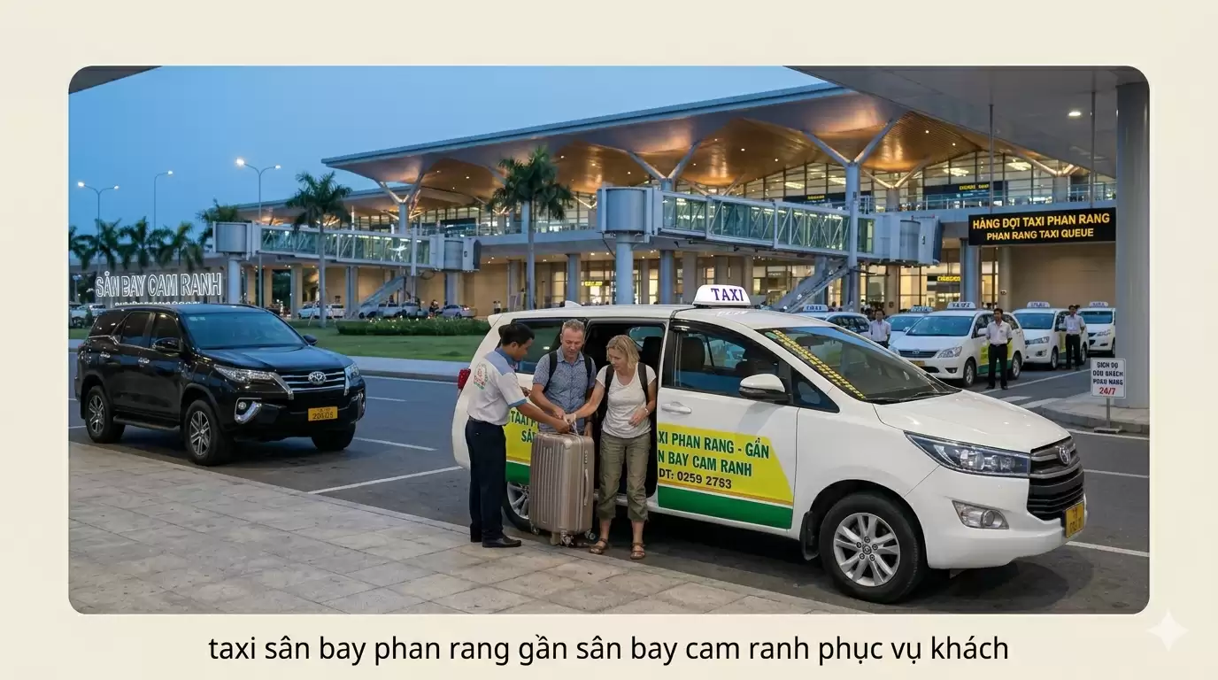 Taxi Sân Bay Phan Rang Gần Nhất – Đưa Đón Sân Bay Cam Ranh Nhanh Chóng, 24/7