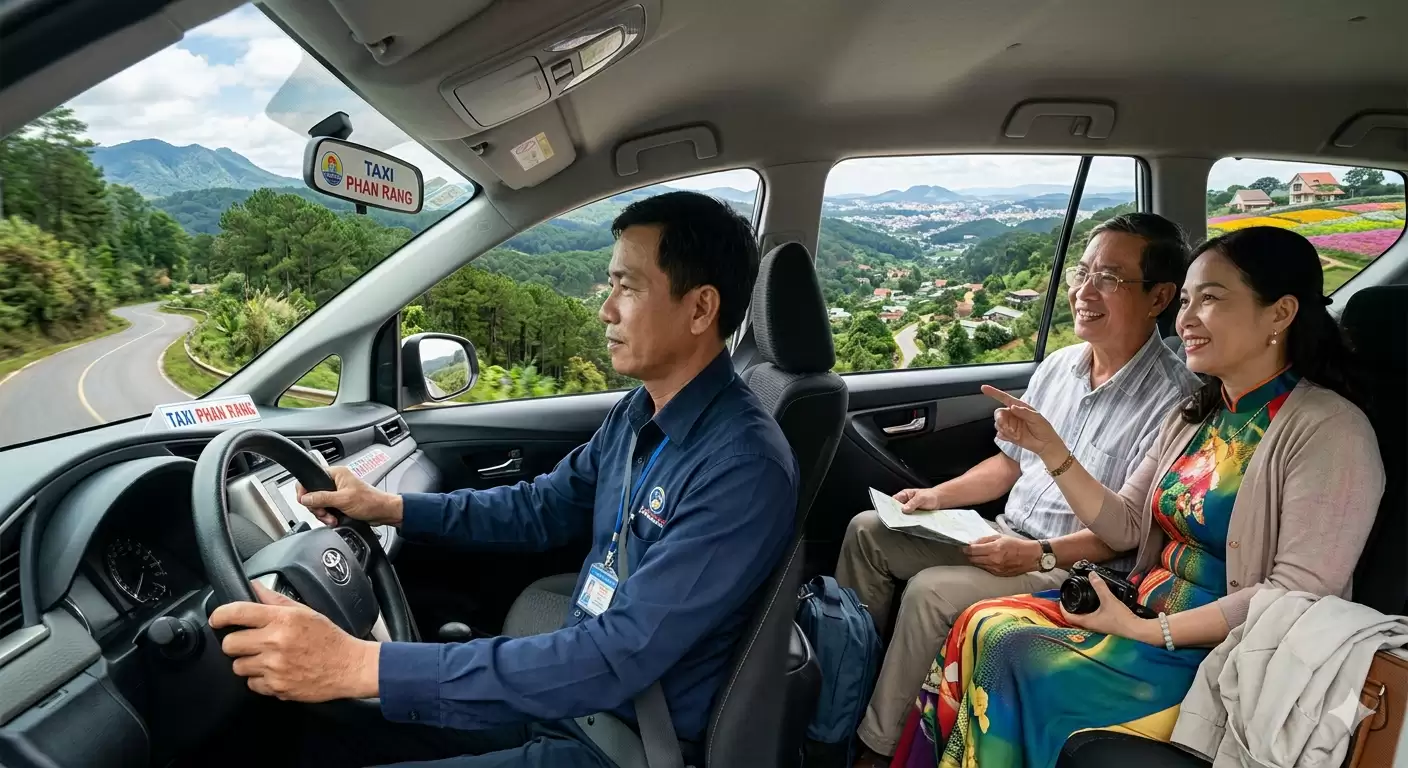 Taxi Tháp Chàm Phan Rang đi tỉnh giá rẻ