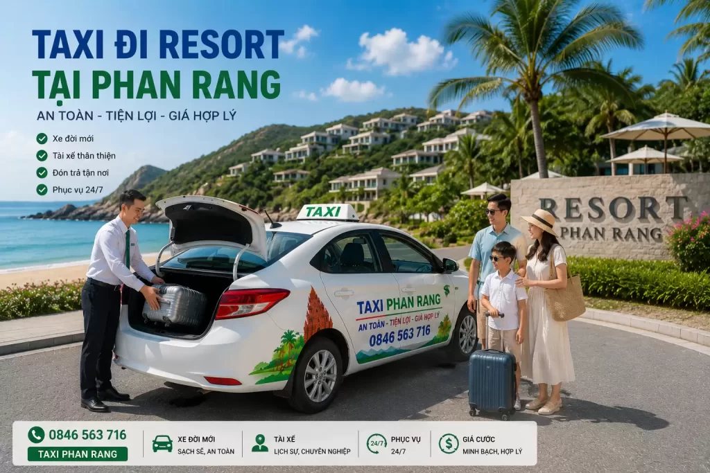 Taxi Đi Resort Tại Phan Rang – Đưa Đón Nhanh, Chủ Động Thời Gian Nghỉ Dưỡng