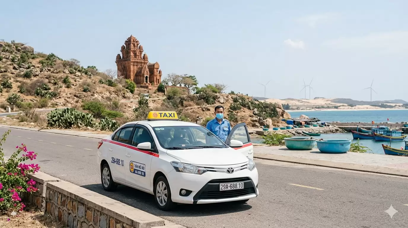Taxi Tháp Chàm – Phan Rang đưa đón sân bay giá rẻ