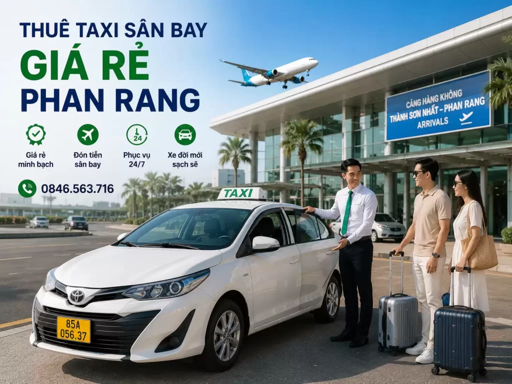 Thuê Taxi Sân Bay Giá Rẻ Phan Rang – Đưa Đón Nhanh, Không Lo Trễ Chuyến