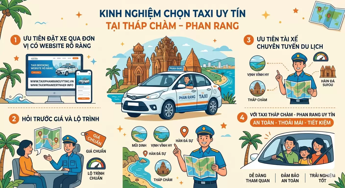 Taxi Tháp Chàm Phan Rang Ninh Thuận Uy Tín