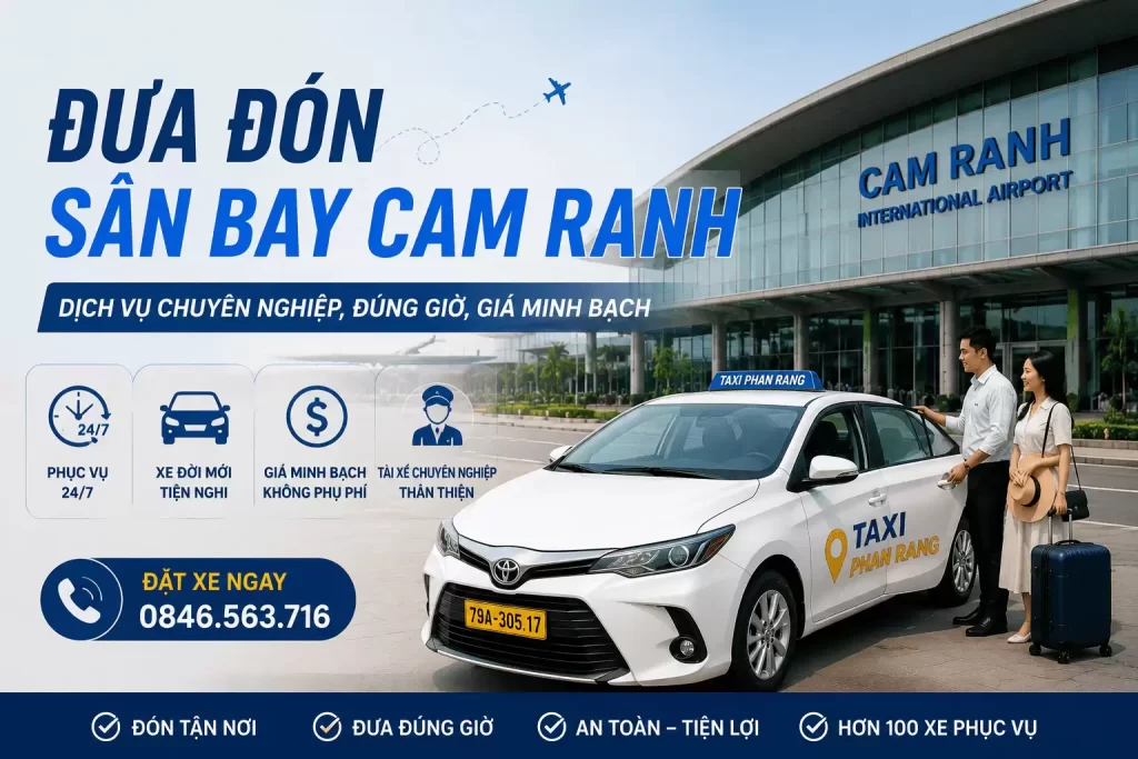 Đưa Đón Sân Bay Cam Ranh – Dịch Vụ Chuyên Nghiệp, Đúng Giờ, Giá Minh Bạch