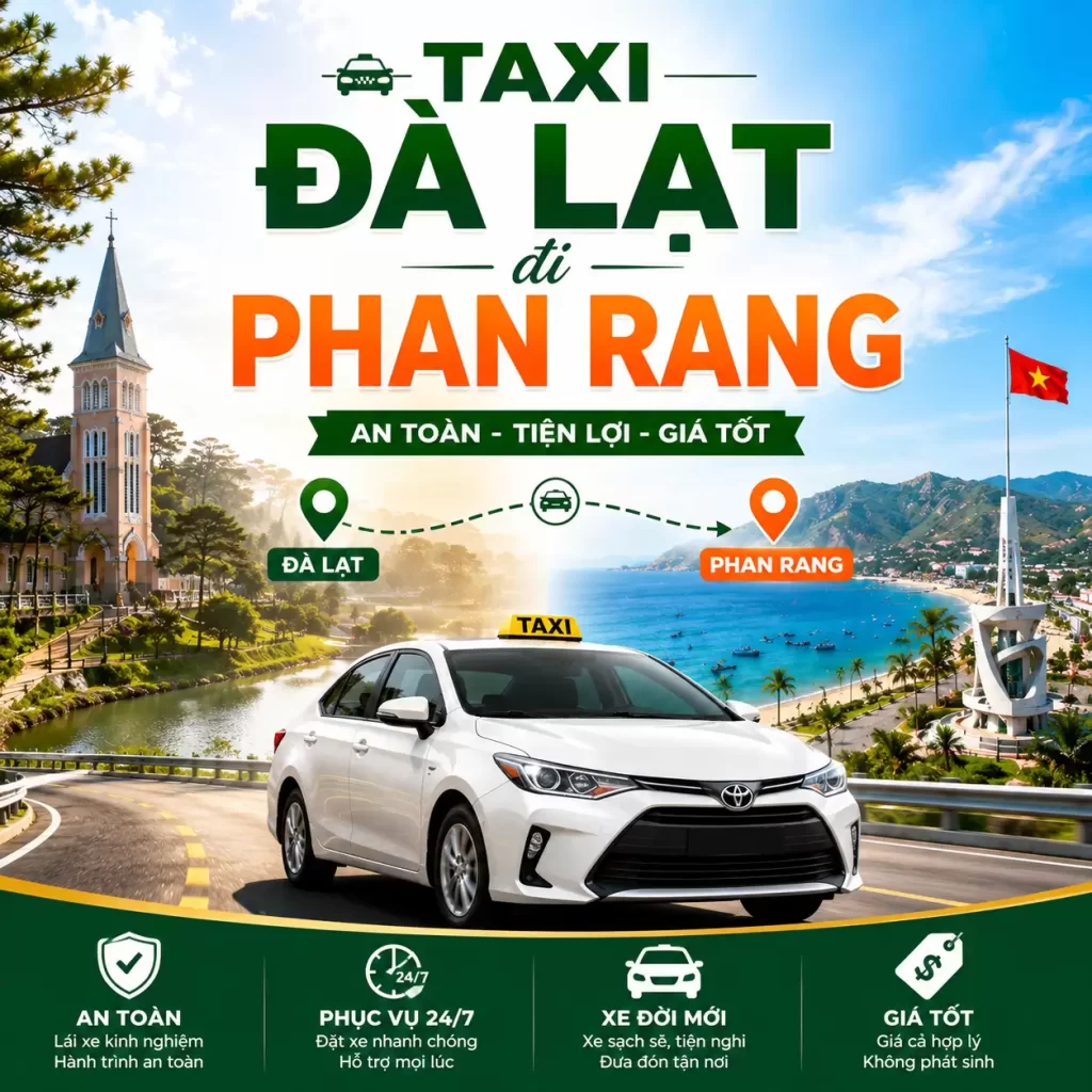 Taxi Đà Lạt đi Phan Rang