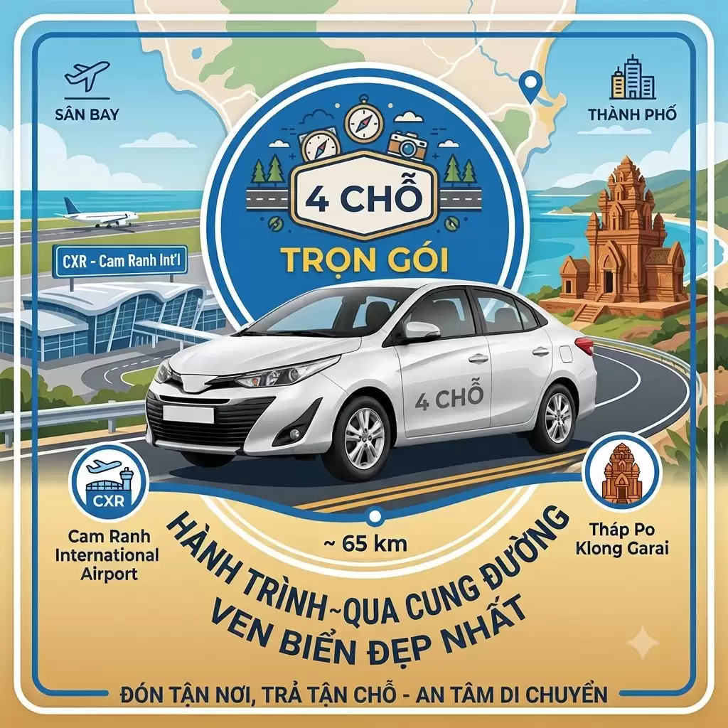Giá Taxi Cam Ranh Đi Phan Rang